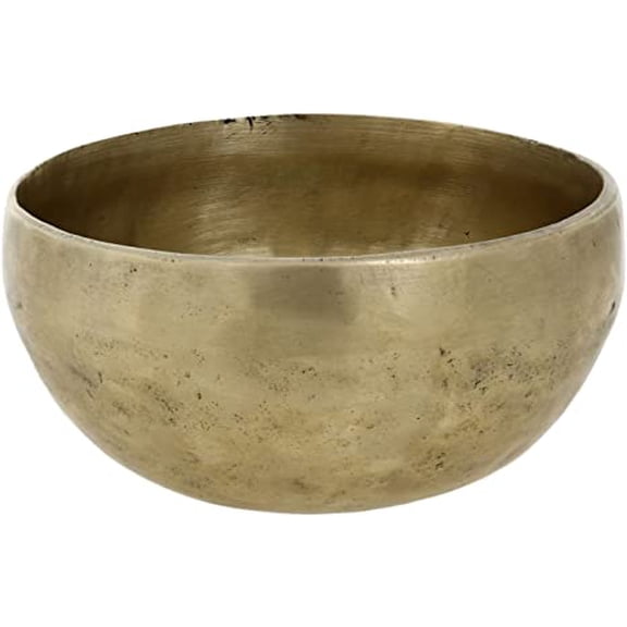RoyaltyRoute Handmade Tibetan Brass Singing Bowl for Meditation and Healing Long Lasting Great Sound 11.4 Centimeter