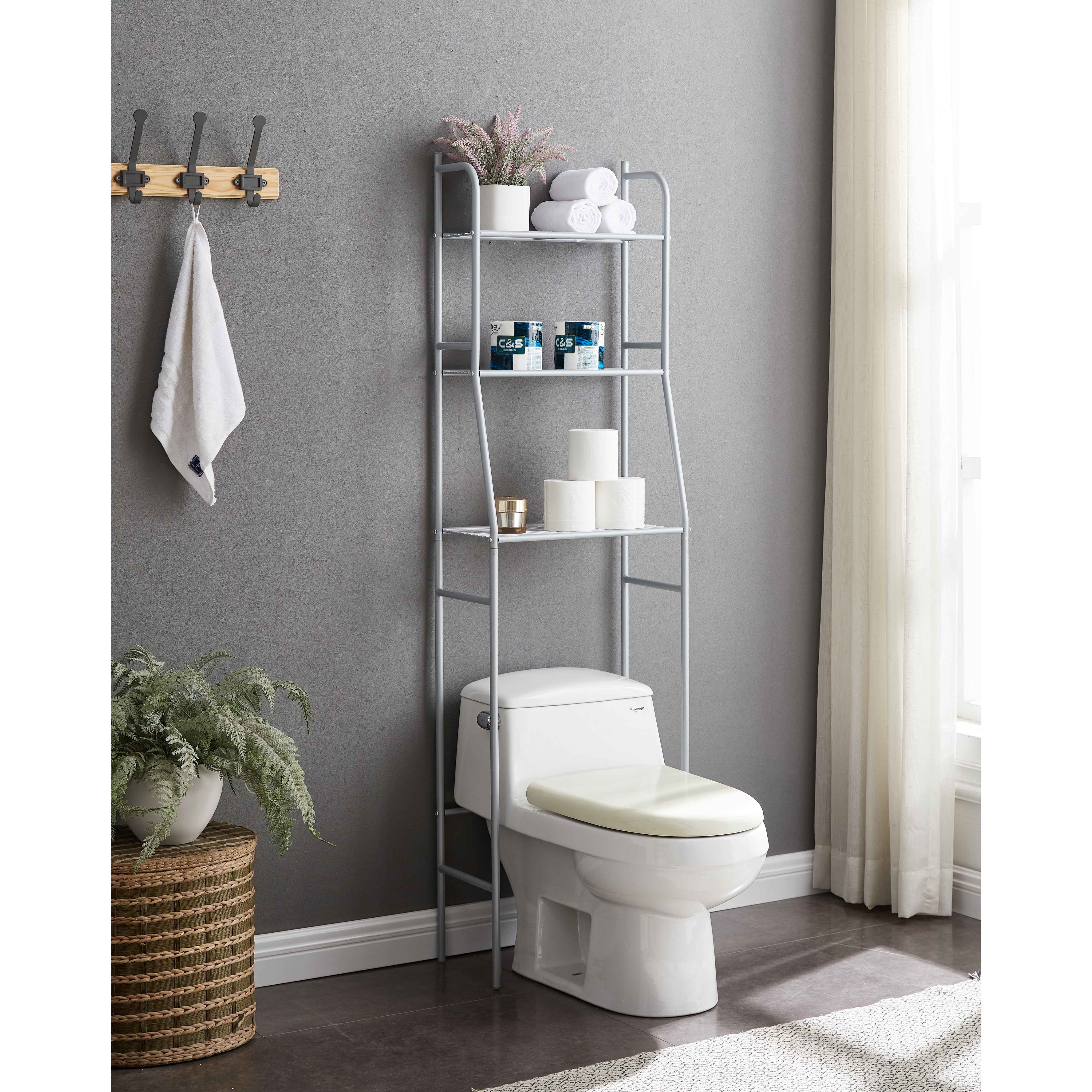 Royard Oaktree Over The Toilet Storage Shelf, 3-Tier Bathroom Organizer ...