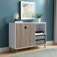 thumbnail image 1 of Royard Oaktree Wooden Sideboard Buffet Cabinet with Wine Rack, Drawers, Glass Holder & Doors, 1 of 5