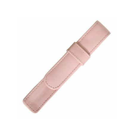 Royce Leather 914-CP-5 Single Pen Case - Carnation Pink