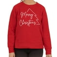 thumbnail image 1 of Royce Brand Women's Super Soft Holiday Themed Long Sleeve Sweatshirt (Red, S), 1 of 3