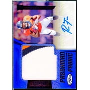 Royce Freeman Rookie 2018 Certified Freshman Jersey Autograph Mirror Blue #222