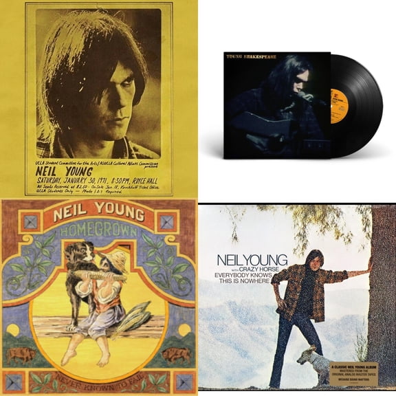 Royce Hall 1971 & Young Shakespeare & Homegrown & Everybody Knows This Is Nowhere [LP Vinyl Bundle]