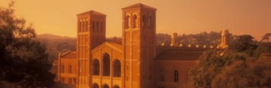 Royce Hall at an university campus University of California Los Angeles California USA Canvas Art - Panoramic Images (36 x 12)