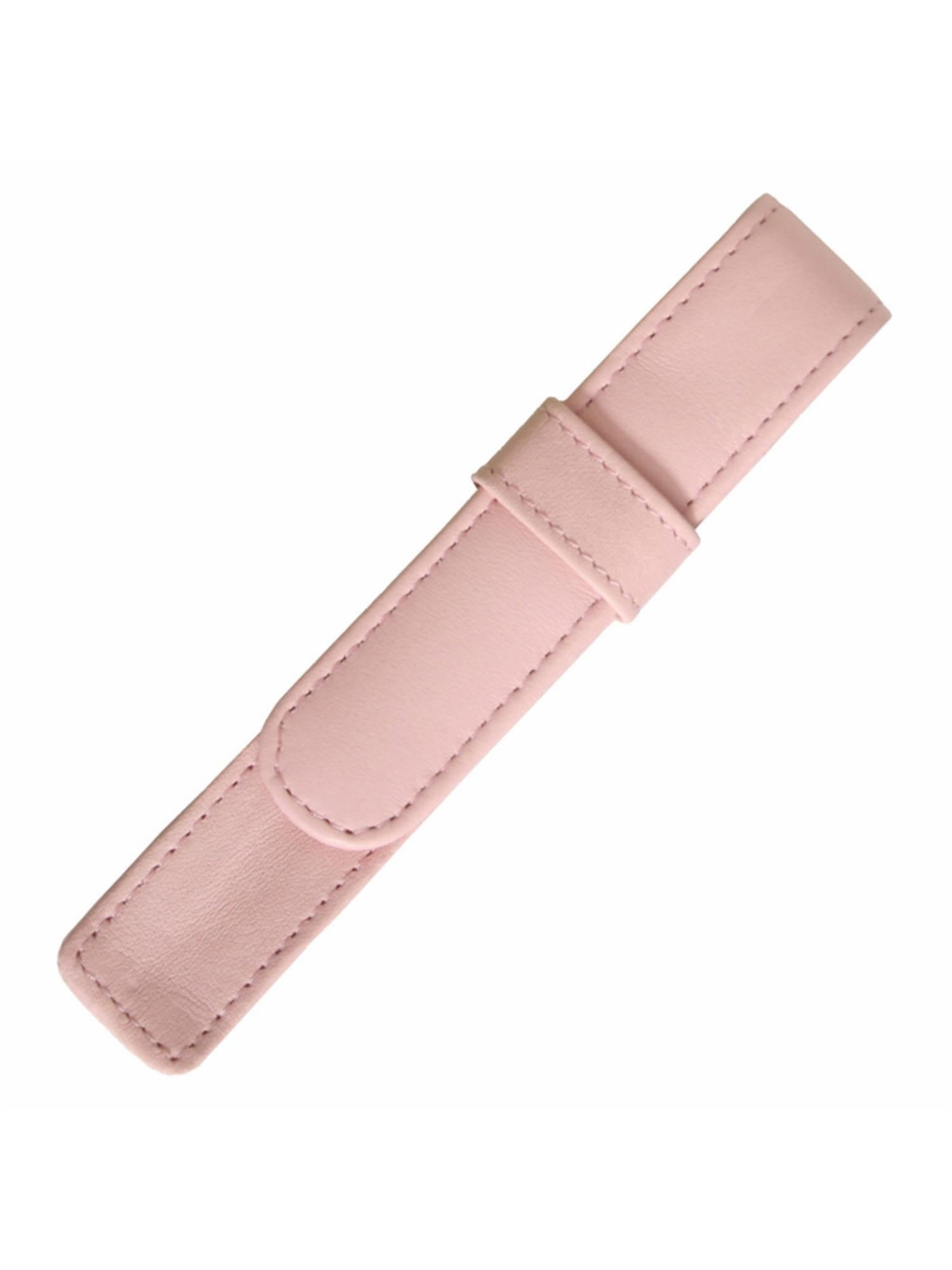 Royce Leather 914-CP-5 Single Pen Case - Carnation Pink