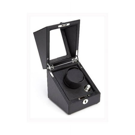 Royce Leather Luxury Battery Powered Single Watch Winder in Genuine Leather