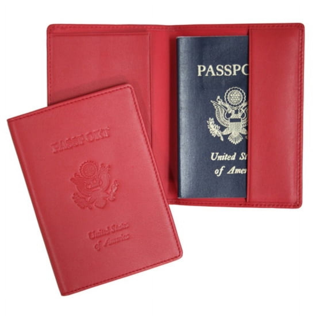 Leather Debossed Passport Jacket - Walmart.com