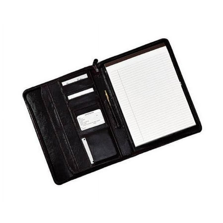 Royce Leather Zip Around Padholder/Organizer RYC756BLACK8