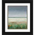 thumbnail image 1 of Royer, Simon 12x14 Black Ornate Wood Framed with Double Matting Museum Art Print Titled - Wild Beach, 1 of 4