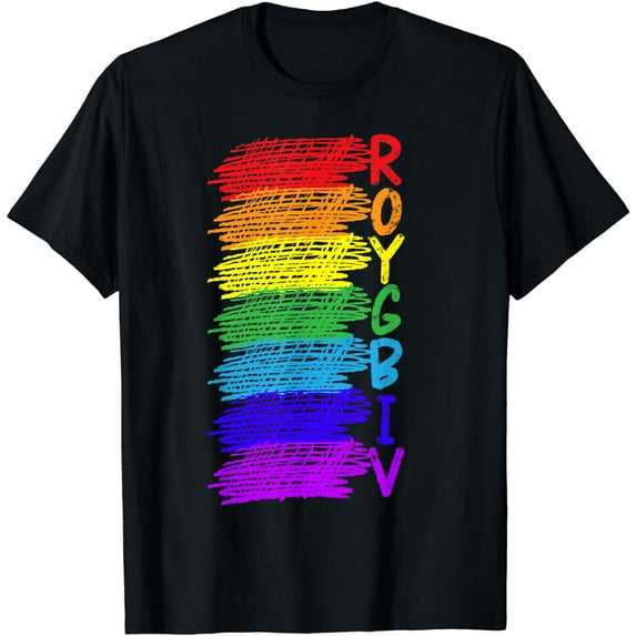 Roygbiv Sketchy Art Teacher Artist Painter Painting T-Shirt