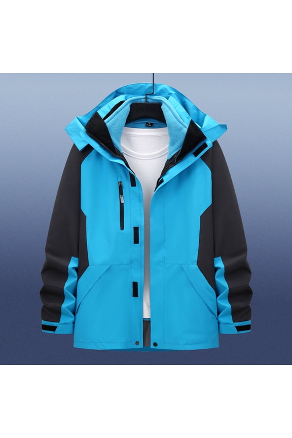 Big and Tall Jackets for Men Winter Coats Zip Up Windproof Hooded Lightweight Mens jacket
