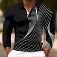 thumbnail image 1 of Royisotas Big and Tall Shirts for Men Long Sleeve Shirt Button Polo Casual Golf Mens Tops, 1 of 3