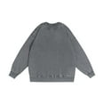 thumbnail image 1 of Royisotas Big and Tall Shirts for Men Winter Tops Pullover Long Sleeve Crewneck Solid Mens Sweatshirts Warm, 1 of 8