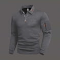 thumbnail image 1 of Royisotas Button Down Shirts for Men Collared Shirt Trendy Polo Long Sleeve Mens Tops Business, 1 of 7