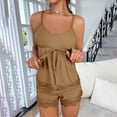 thumbnail image 1 of Royisotas Cami Pajamas for Women Comfy Nightwear Plus Size Loose Fit 2 Piece Dressy Ladies Pajama Sets, 1 of 4