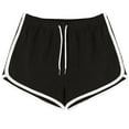 thumbnail image 1 of Royisotas Drawstring Women Shorts Workout Summer Athletic Dolphin Shorts Solid Color Yoga Womens Shorts Plus Size, 1 of 6