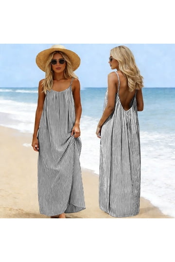 Maxi Linen Beach Dress