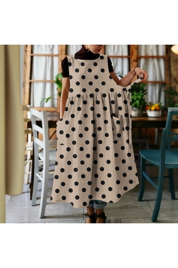 Dresses for Women Pocket Tie Side Multi-way Spring Sleeveless Casual Solid Summer Womens Crew Neck Tank Dress