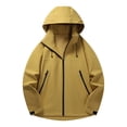 thumbnail image 1 of Royisotas Hooded Jackets for Men Windproof Coats Long Sleeve Hiking Winter Mens Rain Jackets Waterproof, 1 of 7