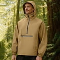 thumbnail image 1 of Royisotas Jackets for Men Zipper with Hood Coats Pockets Waterproof Winter Lightweight Mens Rain Jackets Long Sleeve, 1 of 9