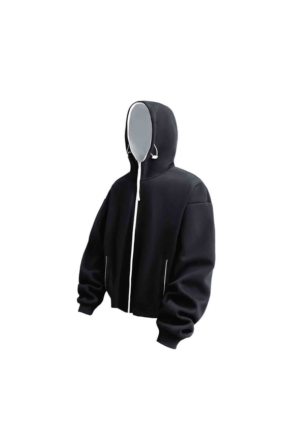 Lightweight Hoodies for Men Zipper Big and Tall Hooded Sweatshirts Oversized with Pockets Fashionable Mens Tops Long Sleeve