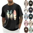 thumbnail image 1 of Royisotas Mens Athletic Shirts Hawaiian Graphic Tee Pullover Short Sleeve Summer T Shirts for Men Fashion, 1 of 5