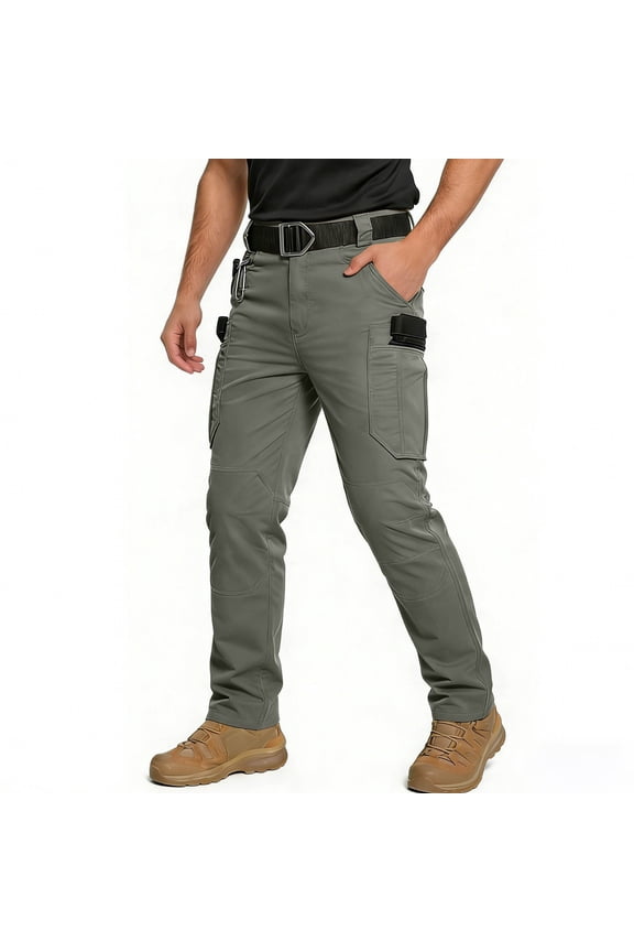 Mens Cargo Pants Summer with Pockets Straight Leg Pants for Men Athletic