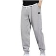 thumbnail image 1 of Royisotas Mens Pants Elastic Waist with Pockets Summer Big and Tall Athletic Pants for Men, 1 of 9