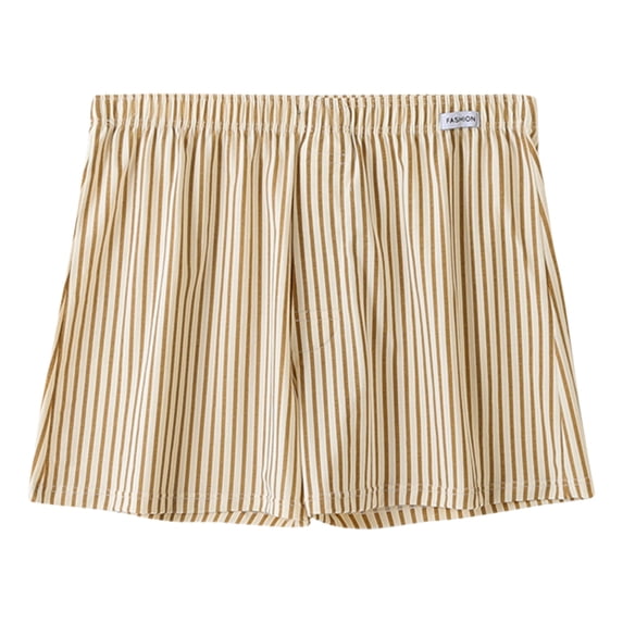 Royisotas Mens Striped Shorts Athletic Cotton Big and Tall Elastic Waist Fashion Casual Short for Men Gym