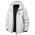 thumbnail image 1 of Royisotas Mens Windproof Rain Jackets Winter Big and Tall Coats Waterproof Long Sleeve with Hood jacket for Men Warm, 1 of 8