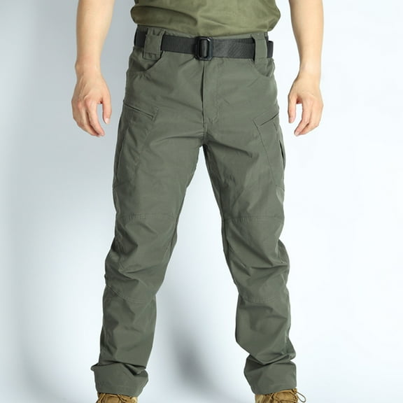 Royisotas Mens Work Pants Waterproof Windproof with Pockets Cargo Winter Pants for Men Fashion