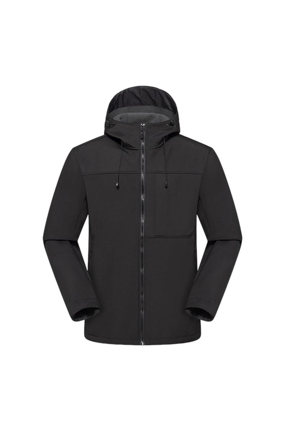 Mens with Pockets Rain Jackets Windproof Winter Coats Waterproof Big and Tall Casual jacket for Men