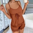 thumbnail image 1 of Royisotas Pajamas for Women Comfortable Sleeveless Nightwear Plus Size Loose Fit Fashion Womens Pajama Sets 2 Piece, 1 of 4