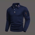 thumbnail image 1 of Royisotas Shirts for Men Business Button Down Shirt Trendy Collared Long Sleeve Polo Mens Tops, 1 of 7