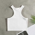 thumbnail image 1 of Royisotas Sleeveless Womens Tank Tops Athletic Summer Womens Camisole Tank Tops Ribbed Crop Crew Neck Shaping Sports Yoga Womens Cami Tops Plus Size, 1 of 4