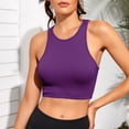 thumbnail image 1 of Royisotas Summer Women Tank Tops Purple Athletic Sleeveless Womens Camisole Running Crew Neck Yoga Solid Color Camis, 1 of 4