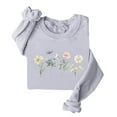 thumbnail image 1 of Royisotas Sweatshirts for Women Fall Long Sleeve Floral Graphic Pullover Casual Loose Fit Crew Neck Trendy Hoodless Blouse, 1 of 1