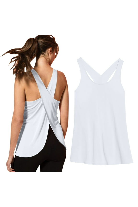 Tank Tops for Women Racerback Quick Dry Trendy Athletic Yoga Quick Dry Running Womens Shirts