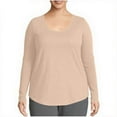 thumbnail image 1 of Royisotas Tunic Womens Plus Size Tops 2025 Winter Casual Long Sleeve U-Neck Basic Solid T-Shirts, 1 of 6