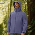 thumbnail image 1 of Royisotas Winter Jackets for Men Waterproof Coats Windproof Pockets with Hood Fishing Lightweight Mens Rain Jackets, 1 of 9