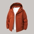 thumbnail image 1 of Royisotas Winter Jackets for Men Waterproof Windproof Coats Big and Tall Pockets with Hood Long Sleeve Mens Rain Jackets, 1 of 5