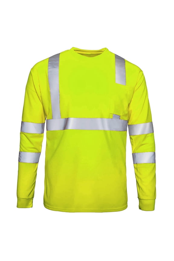 Winter Shirts for Men Long Sleeve Reflective Tops Big and Tall Pullover Fashion Mens Workwear Crewneck