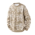 thumbnail image 1 of Royisotas Winter Shirts for Men Oversized Tops Pullover Athletic Plain Brown Crewneck Mens Sweatshirts Casual, 1 of 8