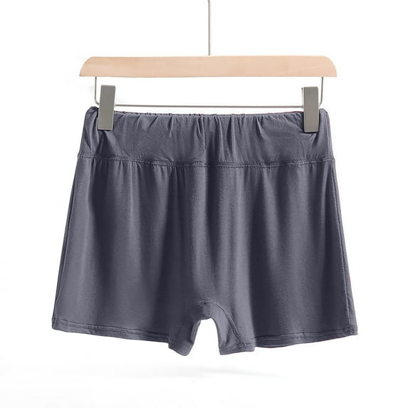 Royisotas Women Plus Size Shorts Loose Summer Tummy Control Casual Home Shorts High Waist Solid Color Shorts