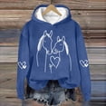 thumbnail image 1 of Royisotas Womens Hoodies Animal Print Winter Hooded Sweatshirts Long Sleeve Casual Loose Fit Pullover Super Soft, 1 of 4