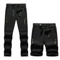 thumbnail image 1 of Royisotas with Pockets Pants for Men Outdoor Big and Tall Black Elastic Waist Fashion Mens Pants, 1 of 9