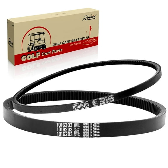 Roykaw Golf Cart Drive Belt Starter Belt for Club Car DS 1997+ & Precedent 2004+, OEM# 101916701, 1016203