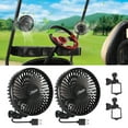 thumbnail image 1 of Roykaw Golf Cart Fan Portable USB Input for EZGO Club Car Yamaha, 3-Speed Settings, Low Noise, 2 Pcs, 1 of 9