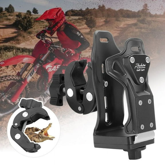 Roykaw UTV Cup Holder, Motorcycle Drink Holder, ATV Water Bottle Cages, Adjustable/ Firmly