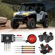 Roykaw UTV Turn Signal Street Legal Kit for Polaris, Kawasaki, Arctic Cat, Pioneer, Talon, Can-Am